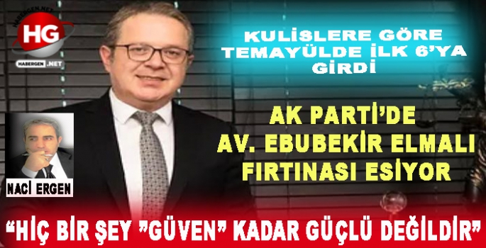 AK PARTİ'DE ELMALI FIRTINASI