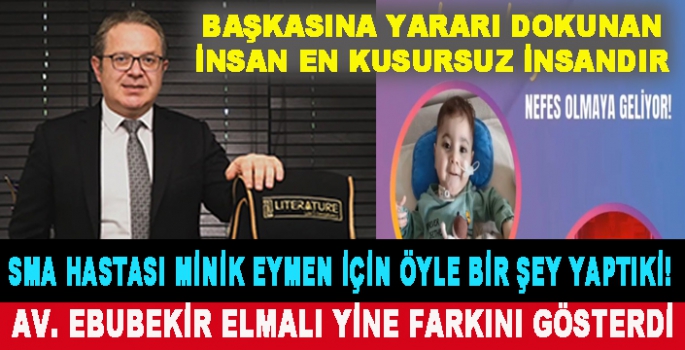 AV. EBUBEKİR ELMALI YİNE FARKINI GÖSTERDİ