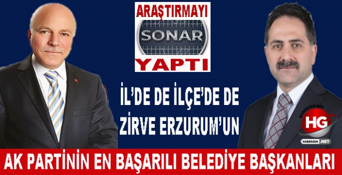 BELEDİYECİLİKTE ZİRVE ERZURUM'UN