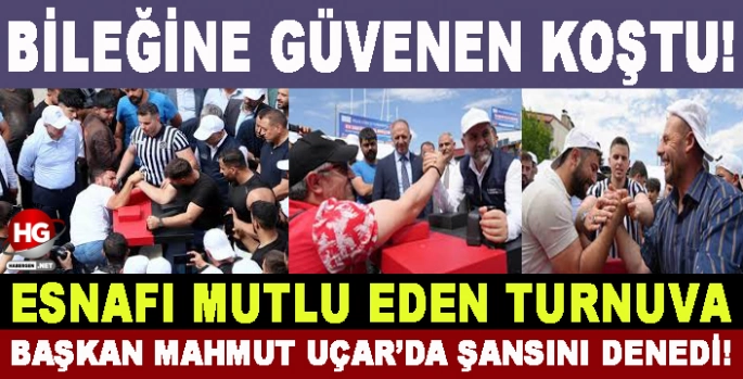BİLEĞİNE GÜVENEN KOŞTU!