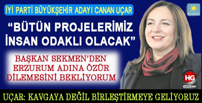 CANAN UÇAR PROJELERİNİ AÇIKLADI