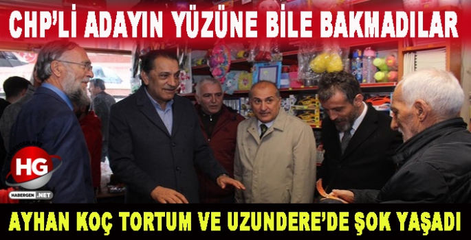 CHP'Lİ ADAYIN YÜZÜNE BİLE BAKMADILAR