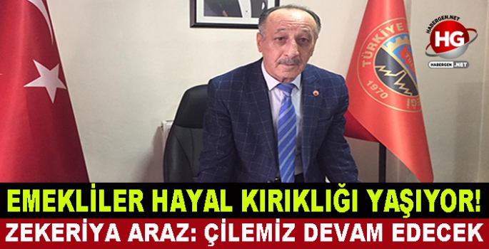 EMEKLİLER HAYAL KIRIKLIĞI YAŞIYOR!