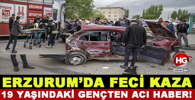 ERZURUM'DA FECİ KAZA!