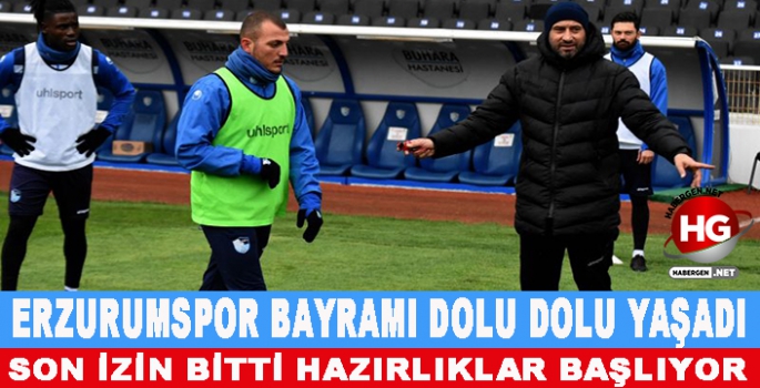 ERZURUMSPOR BAYRAMI DOLU DOLU YAŞADI 