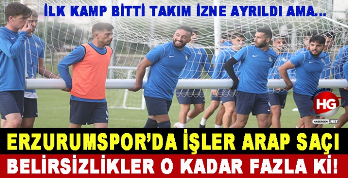 ERZURUMSPOR'DA İŞLER ARAP SAÇI!