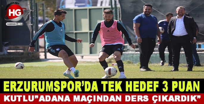 ERZURUMSPOR'DA TEK HEDEF 3 PUAN