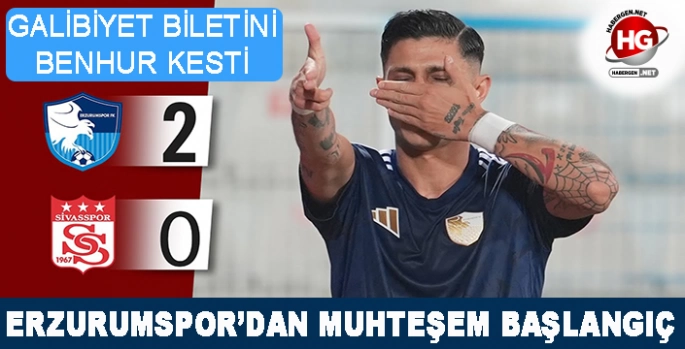 ERZURUMSPOR'DAN MUHTEŞEM BAŞLANGIÇ 