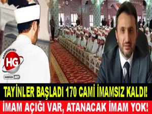 170 KÖY İMAMSIZ KALDI!