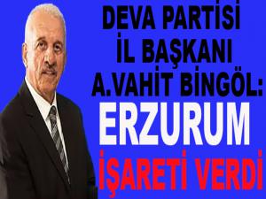 A.VAHİT BİNGÖL'UN ERZURUM GURURU!