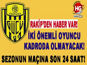 ANKARAGÜCÜ'NDE 2 ÖNEMLİ EKSİK!