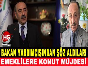 BAKAN YARDIMCISINDAN SÖZ ALDILAR 