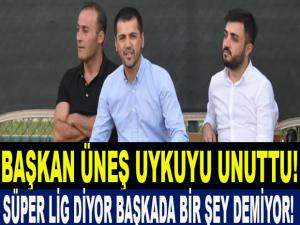 BAŞKAN HÜSEYİN ÜNEŞ UYKUYU UNUTTU!