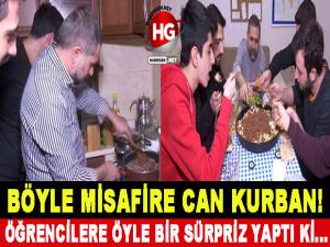 BÖYLE MİSAFİRE CAN KURBAN!