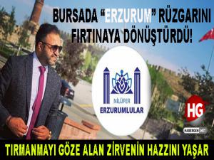 BURSA'DA ERZURUM RÜZGARI FIRTINAYA DÖNÜŞTÜ