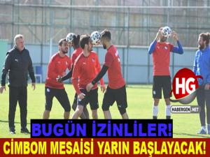 CİMBOM MESAİSİ YARIN BAŞLIYOR!