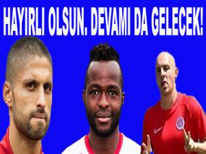 DA COSTA, AATIF VE OMOLO ERZURUMSPOR'A HAYIRLI OLSUN