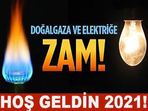 ELEKTRİK VE DOĞALGAZ'A ZAM!