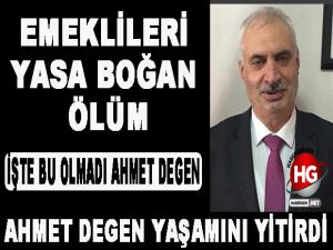 EMEKLİLERİ YASA BOĞAN ÖLÜM!