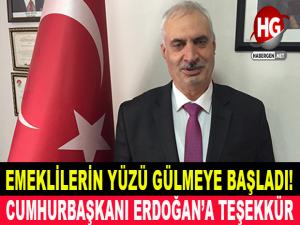 EMEKLİLERİN YÜZÜ GÜLMEYE BAŞLADI!