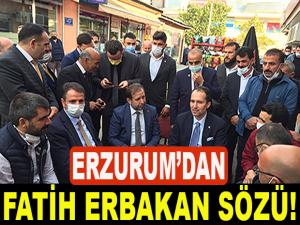 ERZURUM'DA ERBAKAN RÜZGARI ESTİ!