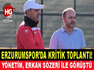 ERZURUMSPOR'DA KRİTİK TOPLANTI!