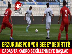 ERZURUMSPOR İYİ YOLDA