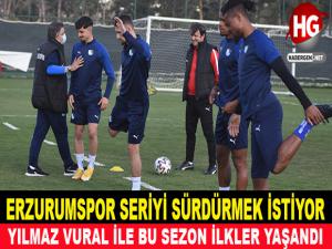 ERZURUMSPOR SERİYİ SÜRDÜRMEK İSTİYOR