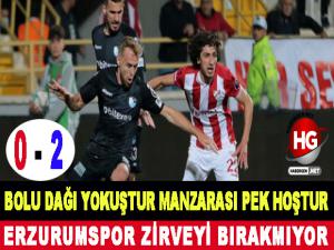 ERZURUMSPOR ZİRVEYİ BIRAKMIYOR