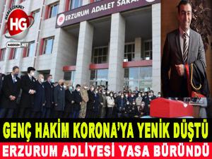 GENÇ HAKİM KORONA'YA YENİK DÜŞTÜ