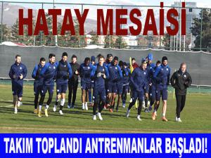 HATAYSPOR MESAİSİ BAŞLADI!