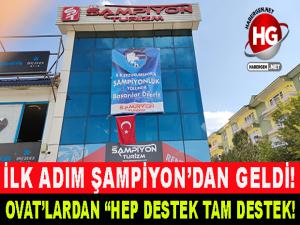 İLK ADIM ŞAMPİYON'DAN GELDİ!