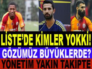 LİSTEDE KİMLER YOK Kİ!