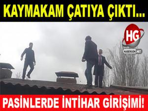 PASİNLER'DE İNTİHAR GİRİŞİM!