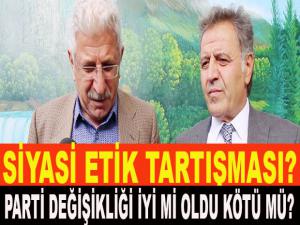 SİYASİ ETİK TARTIŞMASI?