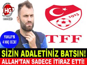 SİZİN ADALETİNİZ BATSIN!