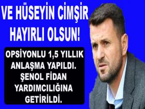 VE HÜSEYİN CİMŞİR HAYIRLI OLSUN!