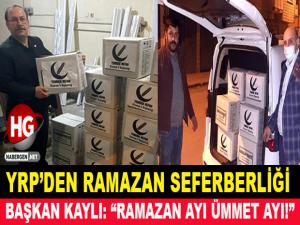 YRP'DEN RAMAZAN SEFERBERLİĞİ,