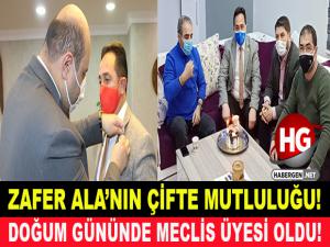 ZAFER ALA'NIN ÇİFTE MUTLULUĞU