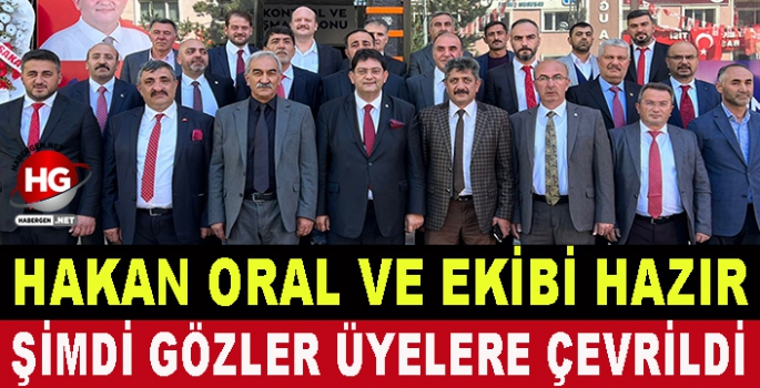 HAKAN ORAL VE EKİBİ HAZIR