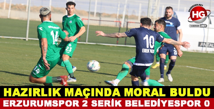 HAZIRLIK MAÇINDA MORAL BULDU