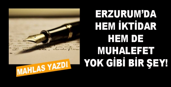 HEM İKTİDAR HEM DE MUHALEFET YOK!