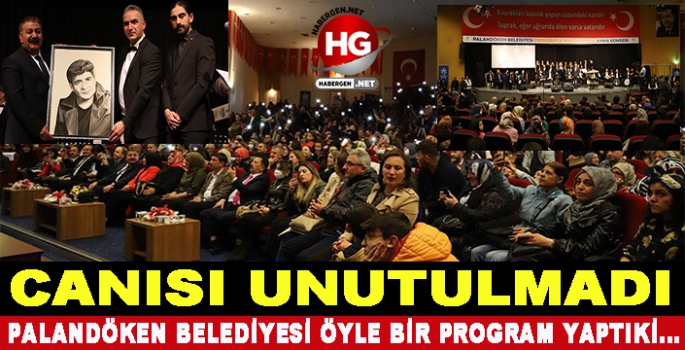 İBRAHİM ERKAL İÇİN MUHTEŞEM ANMA PROGRAMI