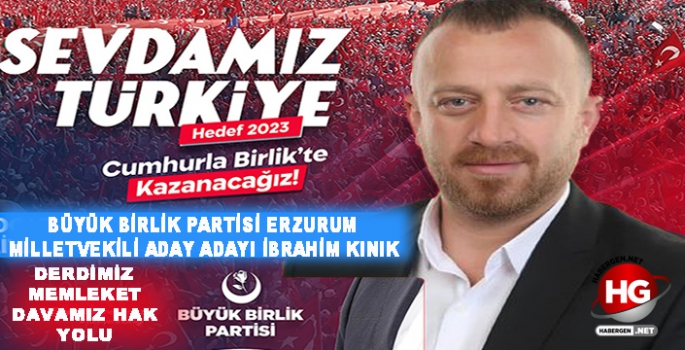 İBRAHİM KINIK'TAN SEÇİM VURGUSU