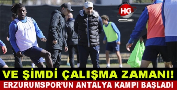 ERZURUMSPOR ANTALYA''DA TOPLANDI