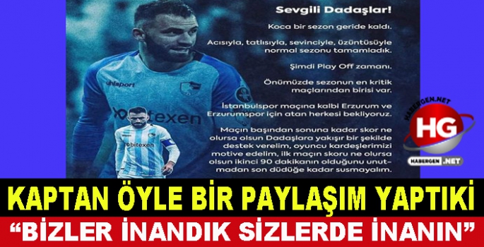 KAPTAN YUMLU ÖYLE BİR PAYLAŞIM YAPTIKİ!