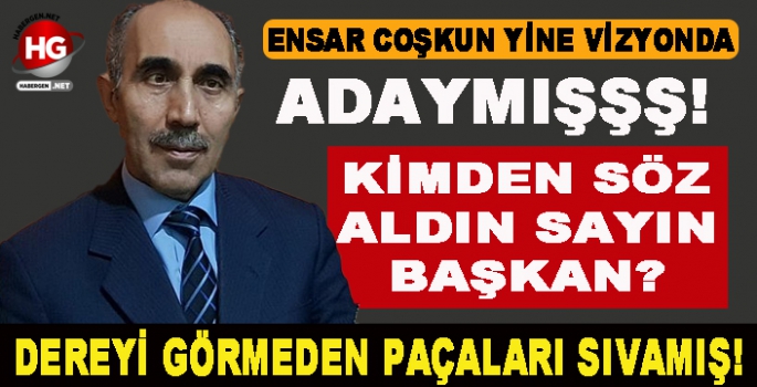 KİMDEN SÖZ ALDIN SAYIN BAŞKAN?