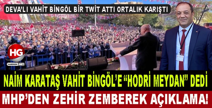 NAİM KARATAŞ'TAN VAHİT BİNGÖL'E 