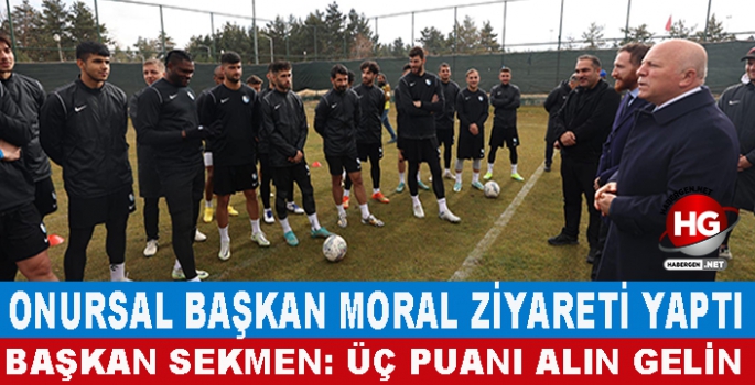 ONURSAL BAŞKANDAN MORAL ZİYARETİ