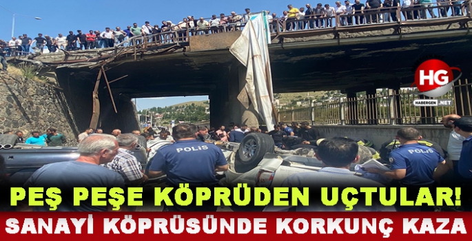 PEŞ PEŞE KÖPRÜDEN UÇTULAR!